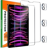 NIKCORP Zaštitno staklo (3+3 kom) za Apple iPad Pro 12,9", ekran + kamera